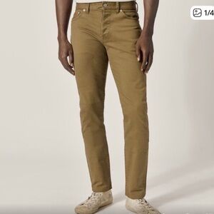 Buck Mason Harbor Twill Maverick Slim Jean Men’s 34x34 Tan